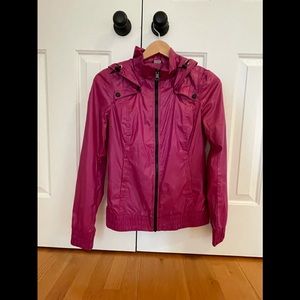 Soia & Kyo Pink Rain Jacket